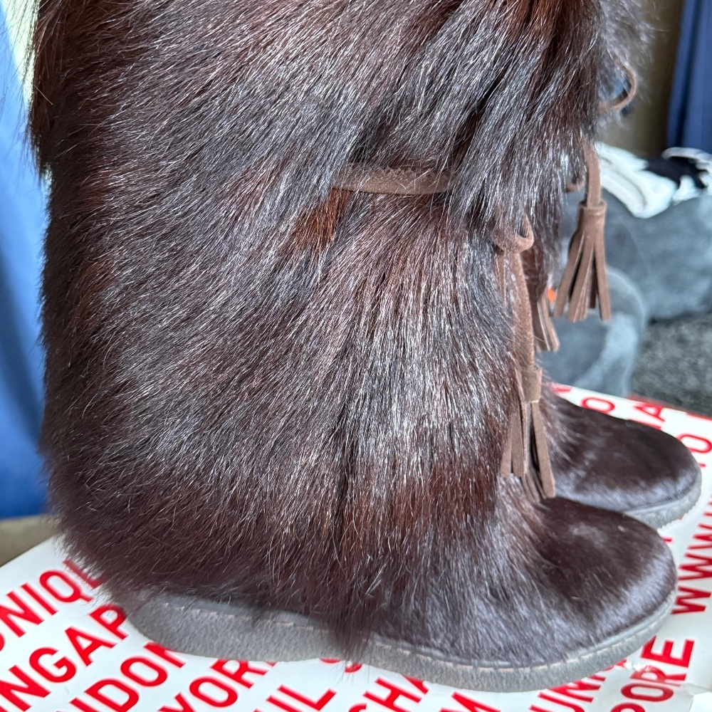 PAJAR Apres Ski Fur Boots with Shearling inside 38